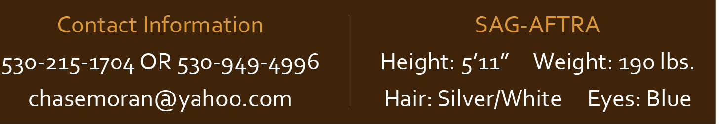 Chase Moran - Contact Info